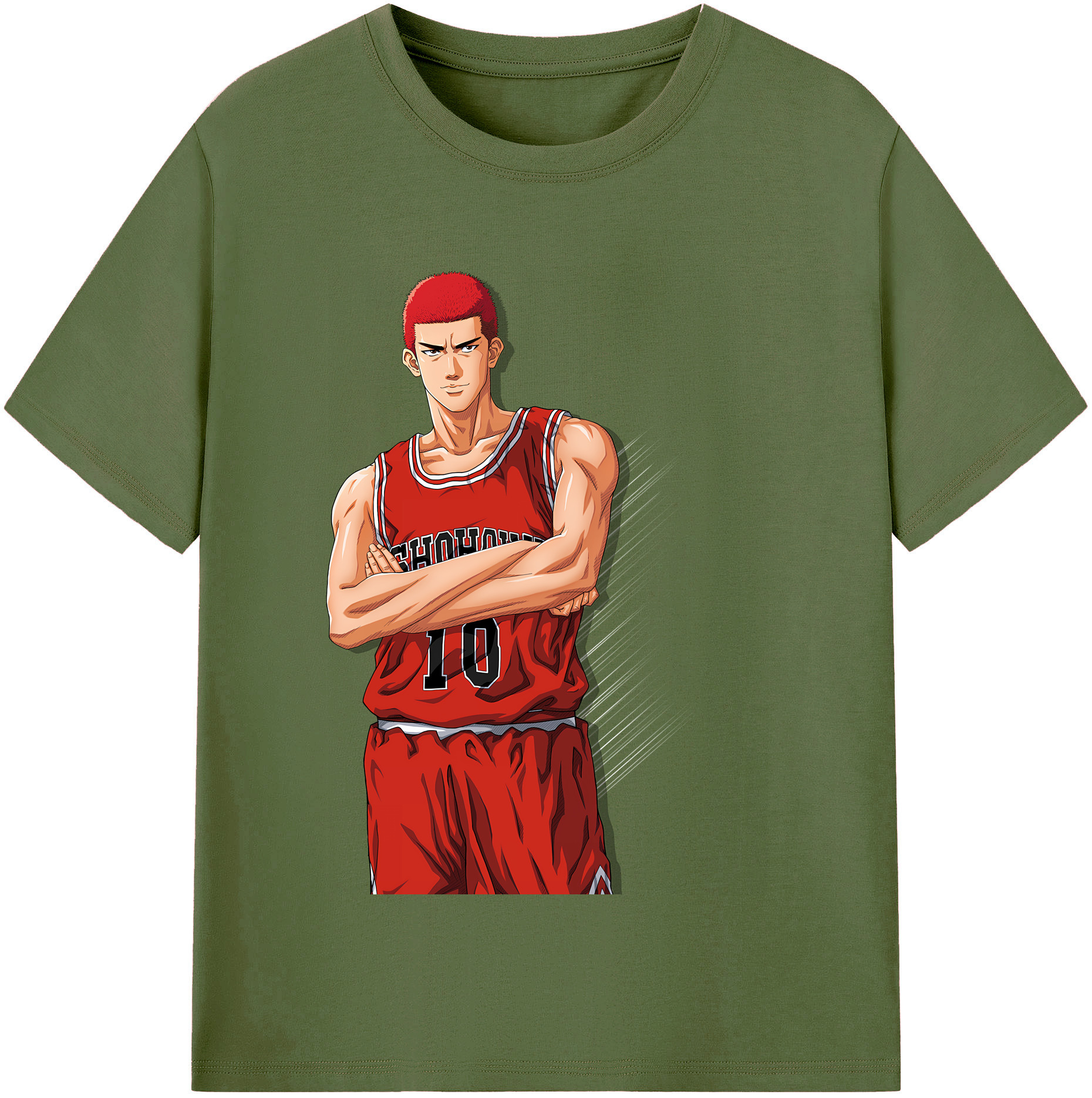 SLAM DUNK／スラムダンク 綿100％半袖Tシャツ（フロントプリント）